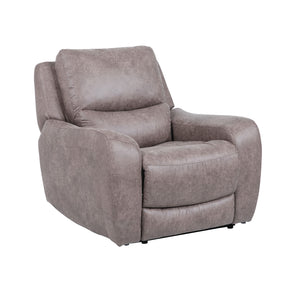 English Elm Contemporary Power Recliner with Plush High-Density Foam, Soft Track Arms, Hardwood Frame, Oversized Seat Brown 40 L x 34 W x 30 H B2741P391171