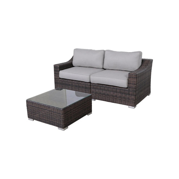 English Elm Lsi Elegant 3-Piece Patio Rattan Set With Plush Cushions – No Assembly, All-Weather Comfort & Style! B120S00072