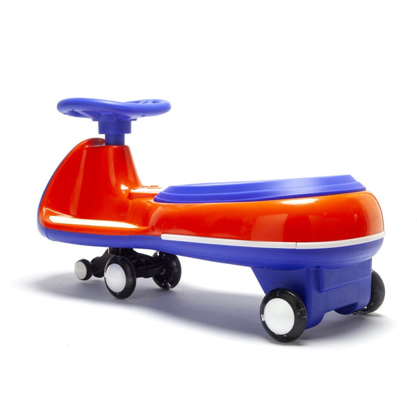 English Elm 12v Kids Ride on Twist Car with Dual Motors Led Wheels Bluetooth and Learning Content W1760P384599