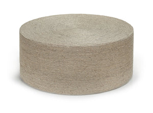Meridian Furniture Meadow Hand-wrapped Jute Round Coffee Table Artisan Coastal Boho Living Room Accent 77003Natural-CT