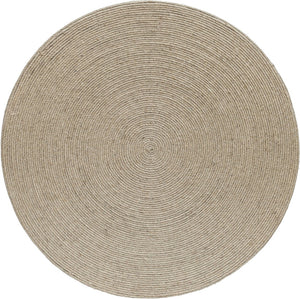 Meridian Furniture Meadow Hand-wrapped Jute Round Coffee Table Artisan Coastal Boho Living Room Accent 77003Natural-CT