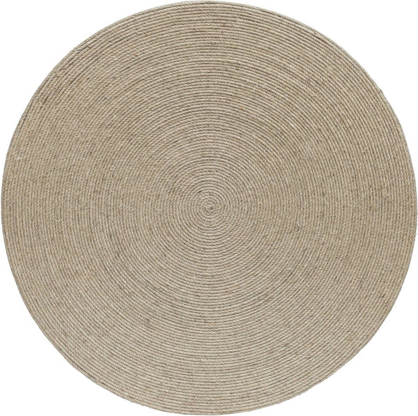 Meridian Furniture Meadow Hand-wrapped Jute Round Coffee Table Artisan Coastal Boho Living Room Accent 77003Natural-CT