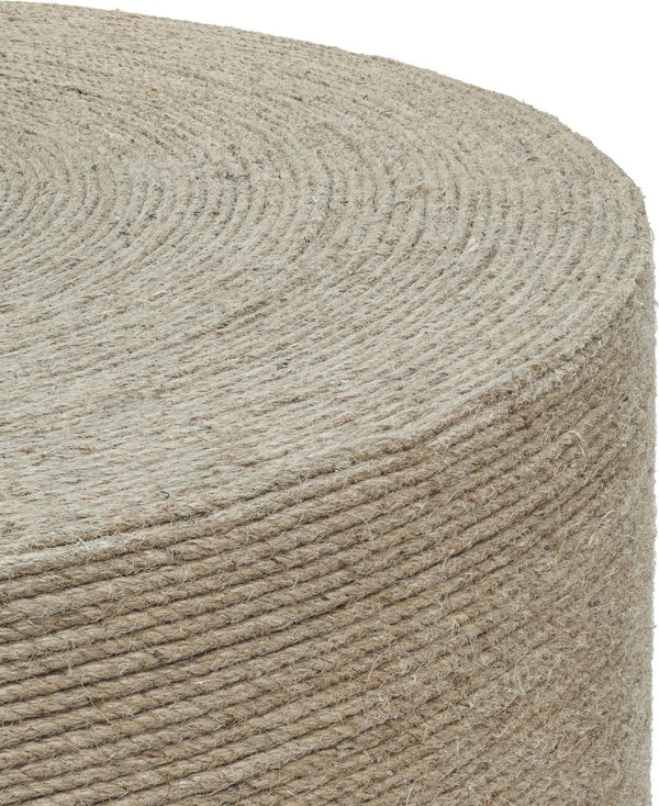 Meridian Furniture Meadow Hand-wrapped Jute Round Coffee Table Artisan Coastal Boho Living Room Accent 77003Natural-CT