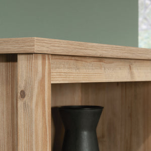 English Elm Bookcase With Doors – Elegant Brown Finish, Adjustable Shelves, Ideal For Modern & Rustic Spaces B356P402661