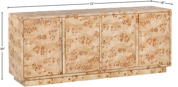 Cyrus Natural Sideboard/Buffet 77018Burl Meridian Furniture