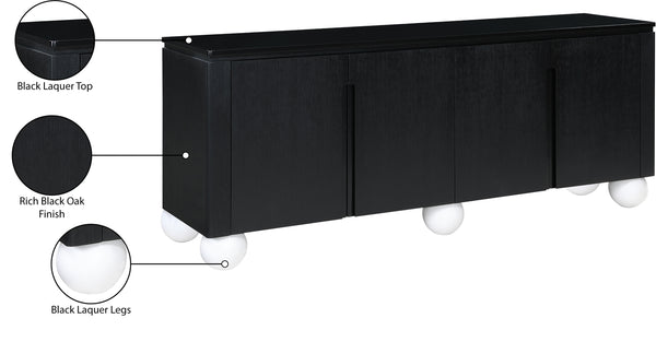 Cardiff Black Sideboard/Buffet 77022Black Meridian Furniture