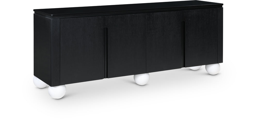 Cardiff Black Sideboard/Buffet 77022Black Meridian Furniture