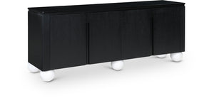 Cardiff Black Sideboard/Buffet 77022Black Meridian Furniture