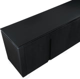 Cardiff Black Sideboard/Buffet 77022Black Meridian Furniture