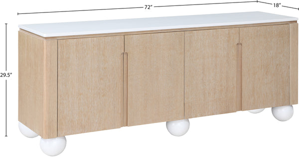 Cardiff Natural Sideboard/Buffet 77022Natural Meridian Furniture