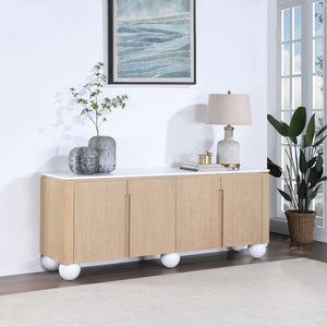 Cardiff Natural Sideboard/Buffet 77022Natural Meridian Furniture