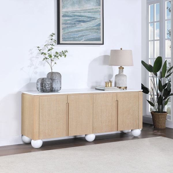 Cardiff Natural Sideboard/Buffet 77022Natural Meridian Furniture