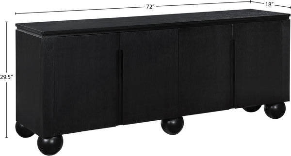 Cardiff Black Sideboard/Buffet 77023Black Meridian Furniture