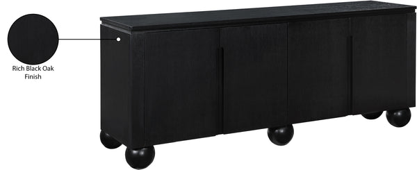 Cardiff Black Sideboard/Buffet 77023Black Meridian Furniture