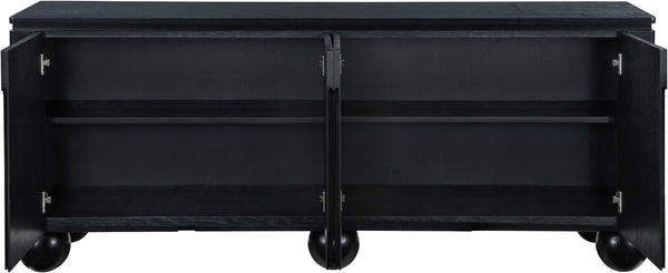 Cardiff Black Sideboard/Buffet 77023Black Meridian Furniture