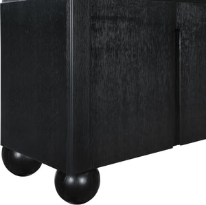 Cardiff Black Sideboard/Buffet 77023Black Meridian Furniture