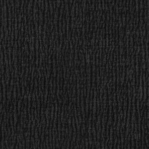 Meridian Furniture Bastille Forged Iron Chenille Upholstered Dining Chair with Antique Silver Finish 77038Black-SC