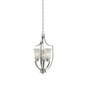 Foyer 15'' Wide 3-Light Pendant - Brushed Nickel 7703FY/20 Thomas