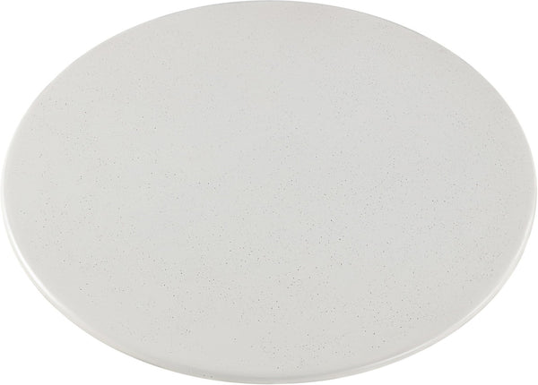 Meridian Furniture Sano Round Concrete Pedestal Dining Table Art Deco Sculptural Base Indoor Outdoor Use Cream 60 inches 77041Cream-DT60