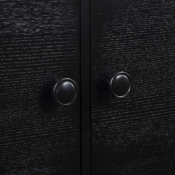 Harlow Black Sideboard/Buffet 77044Black Meridian Furniture