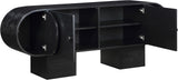 Harlow Black Sideboard/Buffet 77044Black Meridian Furniture