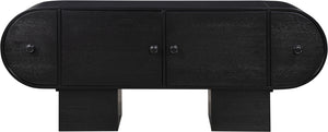 Harlow Black Sideboard/Buffet 77044Black Meridian Furniture