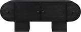 Harlow Black Sideboard/Buffet 77044Black Meridian Furniture