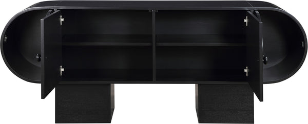 Harlow Black Sideboard/Buffet 77044Black Meridian Furniture