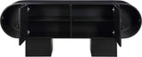 Harlow Black Sideboard/Buffet 77044Black Meridian Furniture