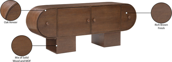 Harlow Brown Sideboard/Buffet 77044Brown Meridian Furniture