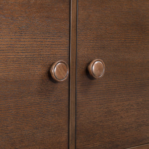 Harlow Brown Sideboard/Buffet 77044Brown Meridian Furniture