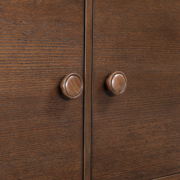 Harlow Brown Sideboard/Buffet 77044Brown Meridian Furniture