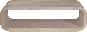 Meridian Furniture Calix Travertine Finish Concrete Coffee Table Art Deco Indoor Outdoor Living 77062Travertine-CT