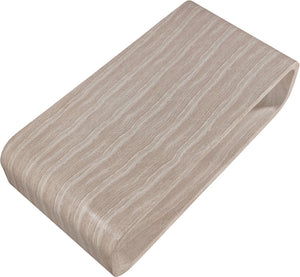 Meridian Furniture Calix Travertine Finish Concrete Coffee Table Art Deco Indoor Outdoor Living 77062Travertine-CT