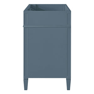 English Elm 30'' Freestanding Bathroom Vanity Base with Tip-out Tray and Adjustable Shelf Storage N710P236988M