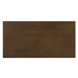 English Elm Christopher Knight Home® - 69 69 INCHES DINING TABLE - Sleek Solid Wood & MDF Rectangular Table with U-Shaped Trestle Base, Seats 6 Walnut N771P256927T