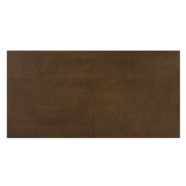 English Elm Christopher Knight Home® - 69 69 INCHES DINING TABLE - Sleek Solid Wood & MDF Rectangular Table with U-Shaped Trestle Base, Seats 6 Walnut N771P256927T