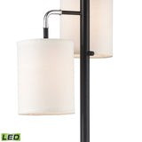 Uprising 72'' High 3-Light Floor Lamp - Black - Includes LED Bulbs 77101-LED Elk Home