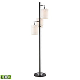 Uprising 72'' High 3-Light Floor Lamp - Black - Includes LED Bulbs 77101-LED Elk Home