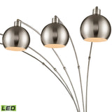 Peterborough 85.5'' High 5-Light Floor Lamp - Polished Nickel - Includes LED Bulbs 77102-LED Elk Home