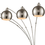 Peterborough 85.5'' High 5-Light Floor Lamp - Polished Nickel 77102 Elk Home