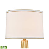 Hightower 31'' High 1-Light Table Lamp - Gold Leaf - Includes LED Bulb 77107-LED Elk Home