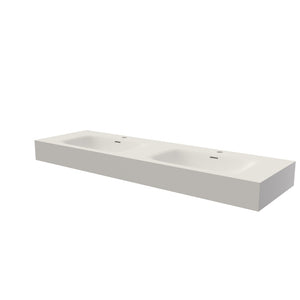 English Elm Stone Resin Rectangular Vessel Basin Sink for a Spa Inspired Bathroom Vanity T3785P355777