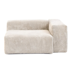 English Elm Pixel Modern Modular Sofa - Versatile L-Shaped 4-Seater In Cozy Corduroy, Perfect For Families! B341S00023-GIGA