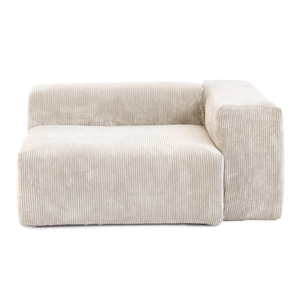 English Elm Pixel Modern Modular Sofa - Versatile L-Shaped 4-Seater In Cozy Corduroy, Perfect For Families! B341S00023-GIGA