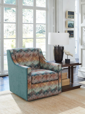 Lexington Alvarado Rectangular End Table - Elegant Walnut Design With Artisan Metal Base For Modern Interiors Montecito  740-950