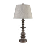 Rhinebeck 30'' High 1-Light Table Lamp - Aged Wood 77179 Elk Home