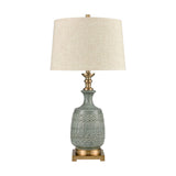 Port Ewen 33'' High 1-Light Table Lamp - Blue 77183 Elk Home