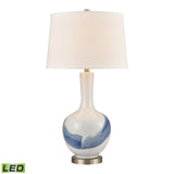 Kircubbin 32'' High 1-Light Table Lamp - Blue - Includes LED Bulb 77187-LED Elk Home