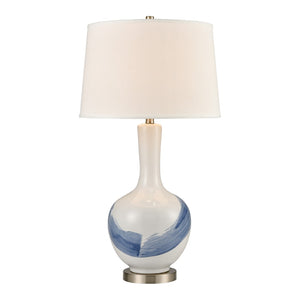 Kircubbin 32'' High 1-Light Table Lamp - Blue 77187 Elk Home